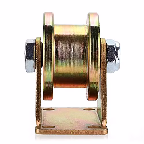 Ylcaster 단일 베어링 캐스터 휠 U/V/H/Y 홈 내부 슬라이딩 게이트 휠 H 홈 볼 베어링 트랙 롤러